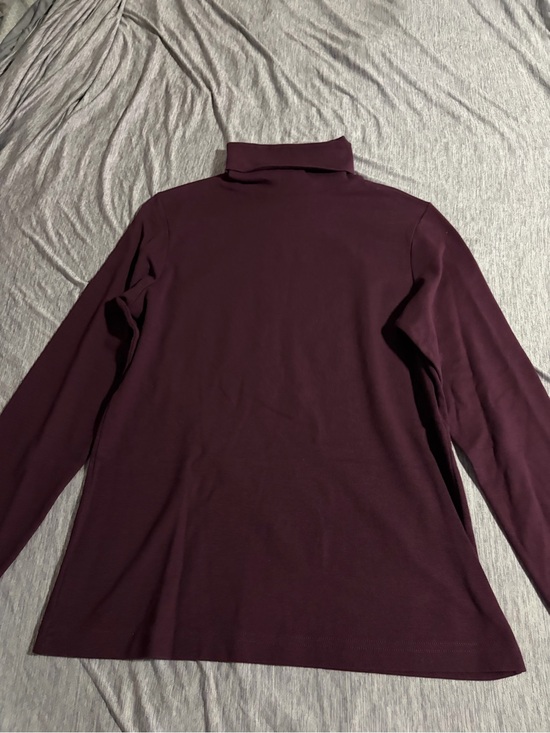 Peruvian Connection Tops - Peruvian Connection Plum Long-Sleeve Turtleneck
